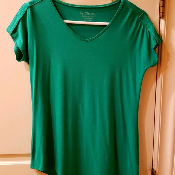 REDUCED. Chicos Asymmetrical Tunic - Picture 2 of 4